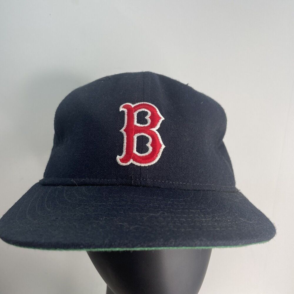 Vintage New Era Pro Model Fitted Hat Cap Boston Red Sox 1990s 6 7/8 MLB Diamond